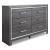 Lodanna Wood Double Dresser w/6 Drawers