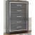 Lodanna Faux Leather/Wood Panel Bedroom Set w/LED Lighting