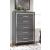 Lodanna Faux Leather/Wood Panel Bedroom Set w/LED Lighting