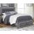 Lodanna Faux Leather/Wood Panel Storage Bed w/LED Lighting