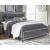 Lodanna Faux Leather/Wood Panel Bed w/LED Lighting
