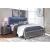 Lodanna Faux Leather/Wood Panel Bedroom Set w/LED Lighting