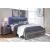 Lodanna Faux Leather/Wood Panel Storage Bed w/LED Lighting, King Size