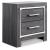 Lodanna Wood USB/Wireless Charging Nightstand w/2 Drawers