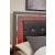 Lodanna Faux Leather/Wood Panel Storage Bed w/LED Lighting, Queen Size