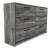 Baystorm MDF/Wood Veneer Dresser w/6 Drawers