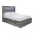 Baystorm MDF/Wood Veneer Panel Bed w/6 Storage Drawers