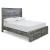 Baystorm MDF/Wood Veneer Panel Bed w/2 Storage Drawers