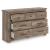 Rusticott MDF Dresser w/7 Drawers