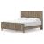 Rusticott MDF Panel Bed, King Size