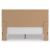 Rusticott MDF Panel Bed, King Size