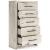 Lawroy MDF Panel Storage Bedroom Set w/6 Drawers