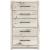 Lawroy MDF Panel Storage Bedroom Set w/6 Drawers