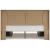 Lawroy MDF Panel Storage Bed w/4 Drawers, King Size