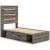 Graystorm MDF Panel Storage Bed w/2 Side Drawers, Twin Size