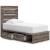 Graystorm MDF Panel Storage Bed w/4 Drawers