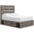 Graystorm MDF Panel Storage Bed w/2 Side Drawers, Full Size