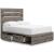 Graystorm MDF Panel Storage Bed w/4 Drawers, Queen Size