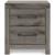 Graystorm MDF Nightstand w/2 Drawers
