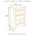 Juararo Wood Nightstand w/2 Drawers