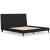 Cadmori Wood/Fabric Upholstered Panel Bed w/Roll Slats, King Size