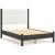 Cadmori Wood/Fabric Upholstered Panel Bed, Full Size
