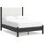 Cadmori Wood/Fabric Upholstered Panel Bed, Full Size