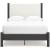 Cadmori Wood/Fabric Upholstered Panel Bed, Full Size