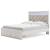 Altyra Wood Panel Storage Bedroom Set w/LED Lighting, Queen Size