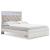 Altyra Wood Panel Storage Bedroom Set w/LED Lighting, Queen Size
