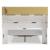 Altyra Wood Storage Panel Bed w/LED Bookcase Headboard, Queen Size