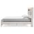 Altyra Wood Panel Bookcase Bedroom Set w/LED Lighting, Queen Size
