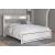 Altyra Wood Panel Bookcase Bedroom Set w/LED Lighting, Queen Size