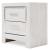 Altyra Wood Panel Bookcase Bedroom Set w/LED Lighting, Queen Size