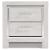 Altyra Wood Panel Bookcase Bedroom Set w/LED Lighting, Queen Size