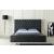 SM Landmark Tufted Vinyl Storage Platform Queen Size Bed