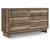 Chirason Wood Double Dresser w/6 Drawers