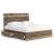 Chirason Wood Panel Storage Bed, King Size