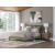 Chirason Upholstered Panel Bed w/Roll Slats, Queen Size