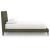 Chirason Upholstered Panel Bed w/Roll Slats, King Size