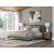 Chirason Upholstered Panel Bed w/Roll Slats, King Size