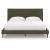 Chirason Upholstered Panel Bed w/Roll Slats, California King Size
