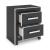 Zuraleus 2-Drawer MDF/Wood Nightstand w/USB Charger