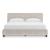 Zuraleus Polyester Upholstered Platform Bed, King Size