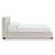 Zuraleus Polyester Upholstered Platform Bed, King Size