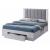 B36 Queen Storage Platform Bed with Soft Headboard