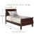 Alisdair Wood Sleigh Bed, Twin Size