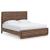 Fortlorn MDF Panel Bed w/LED Light, California King Size