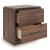 Fortlorn MDF Nightstand w/2 Drawers