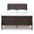 Leewarden Wood Sleigh Bed, Full Size